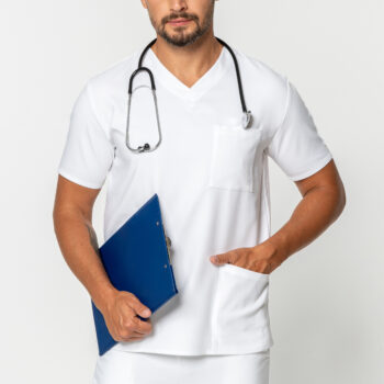 Bluza medyczna scrubs MADRYT biała