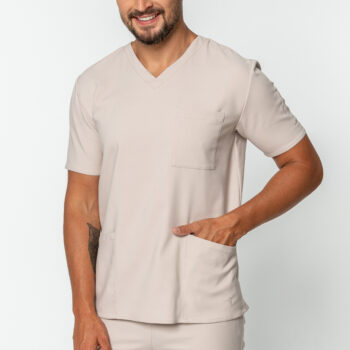 Bluza medyczna scrubs MADRYT jasny beż